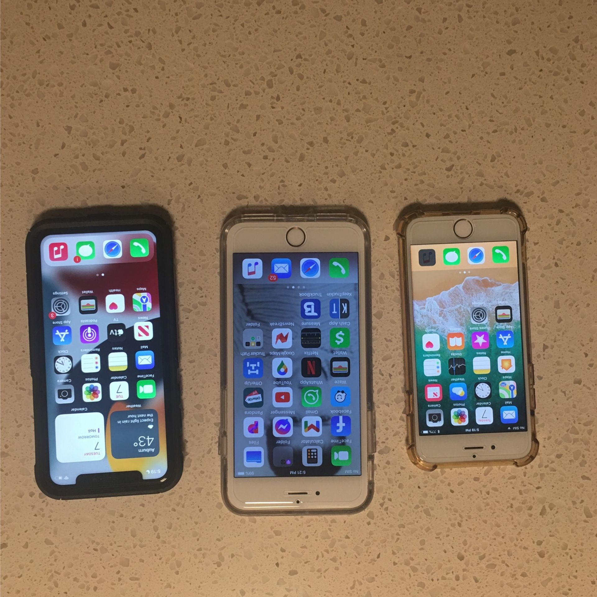 I Phones 6s Plus & 10