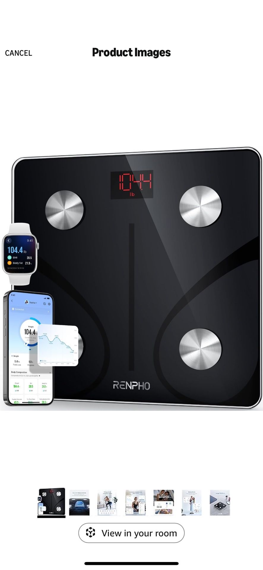 RENPHO Smart Scale Brand New