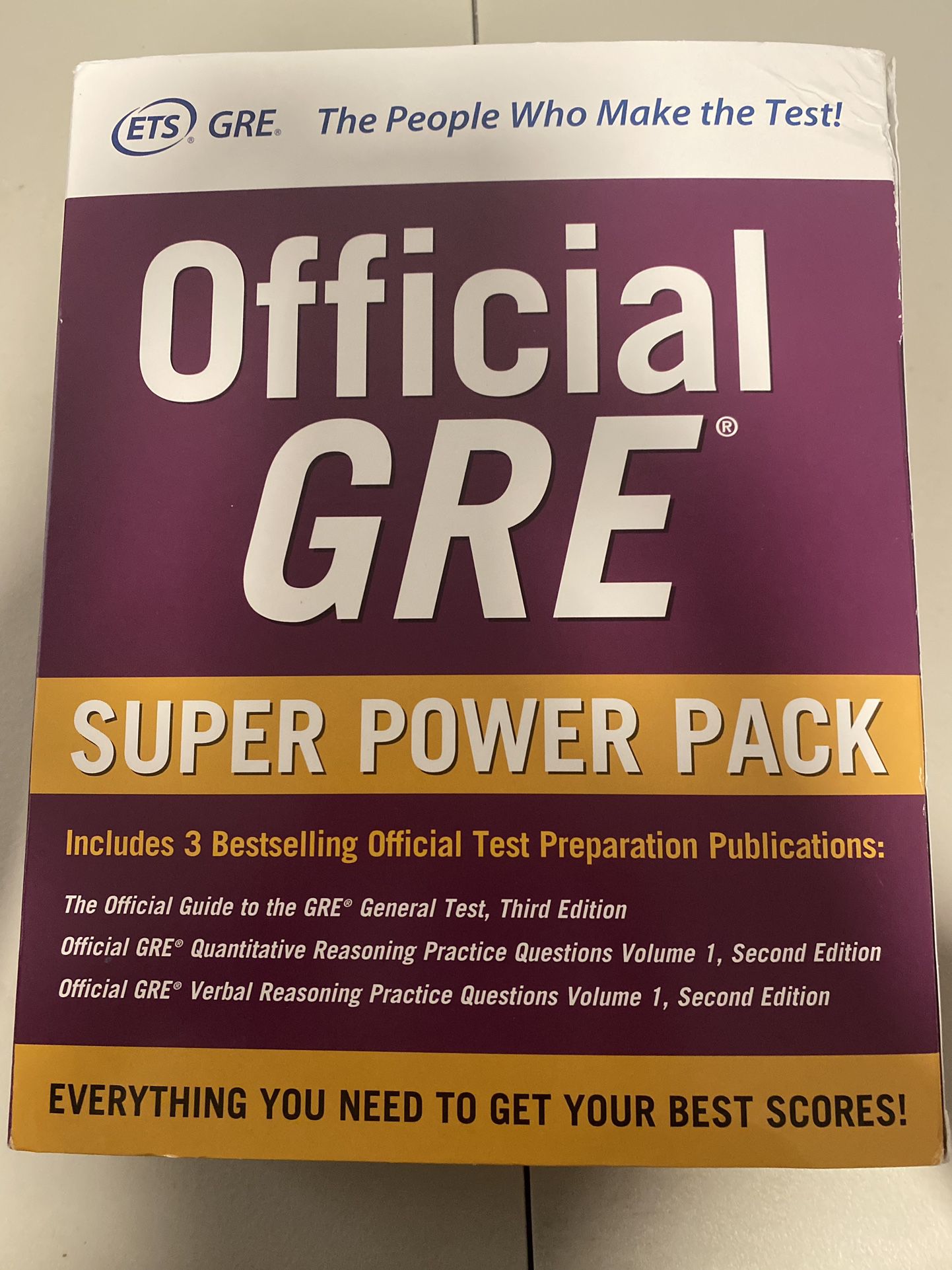 GRE Official study book super Pack