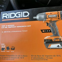 Ridgid Impact Wrench 