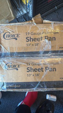 Choice 19 Gauge Aluminum Sheet Pan 13x18 – 2 Pack