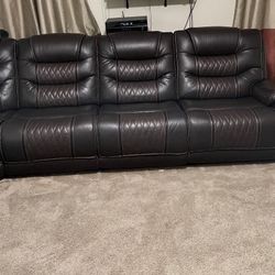Leather Sectional Couch 