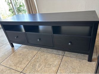 HEMNES TV unit, black-brown, 58 1/4x18 1/2x22 1/2 "