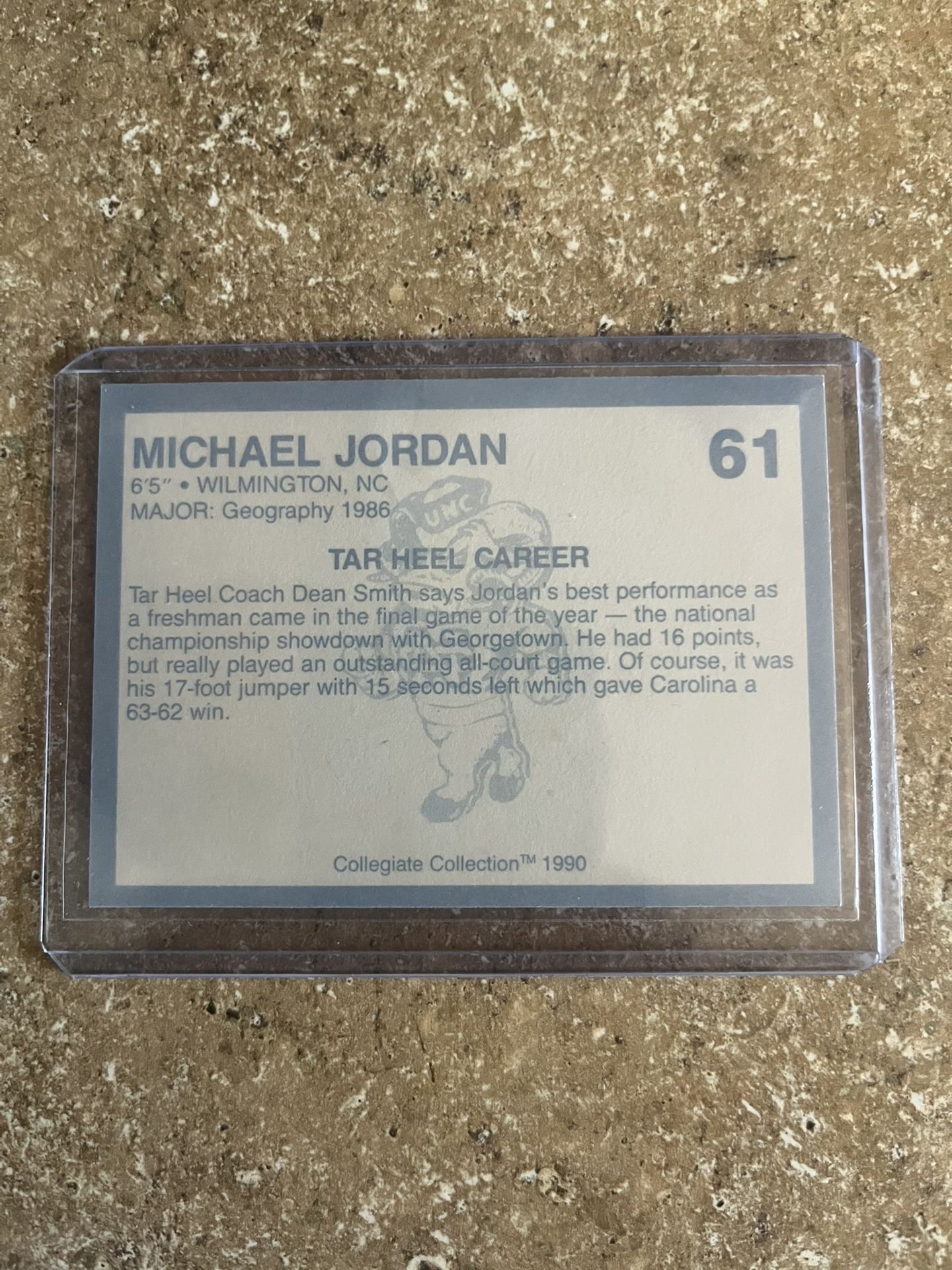 Pristine Rare Jordan NC Card