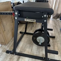 Titan Fitness Glute Ham Developer (GHD) with Plates