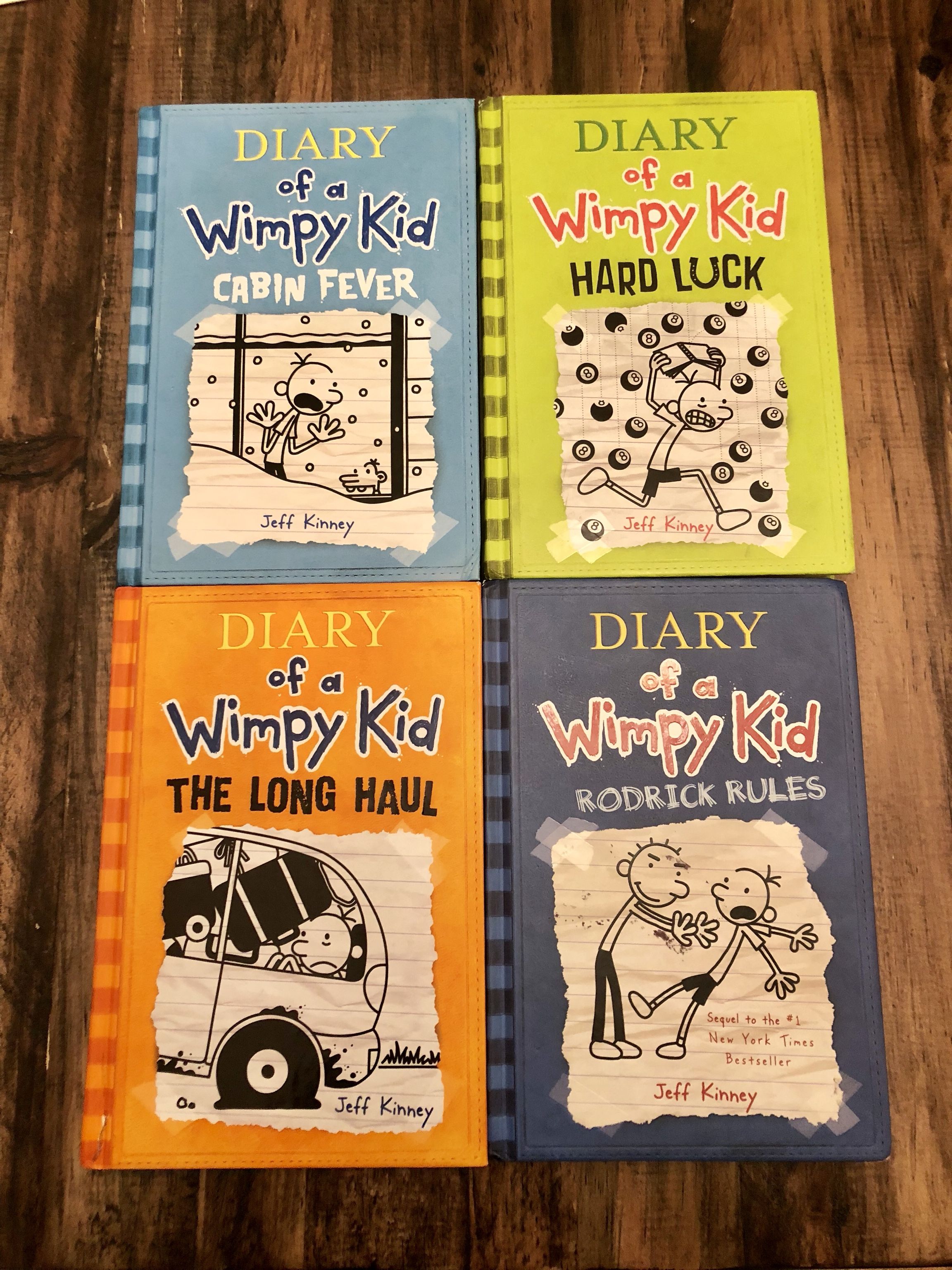 Diary of a Wimpy Kid- 4 book set