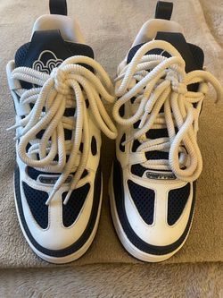 Louis Vuitton Sneakers White Navy Blue