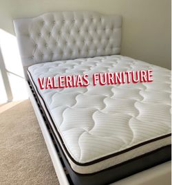 New queen bed with mattress