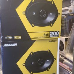 Kicker 6*8 Speakers New