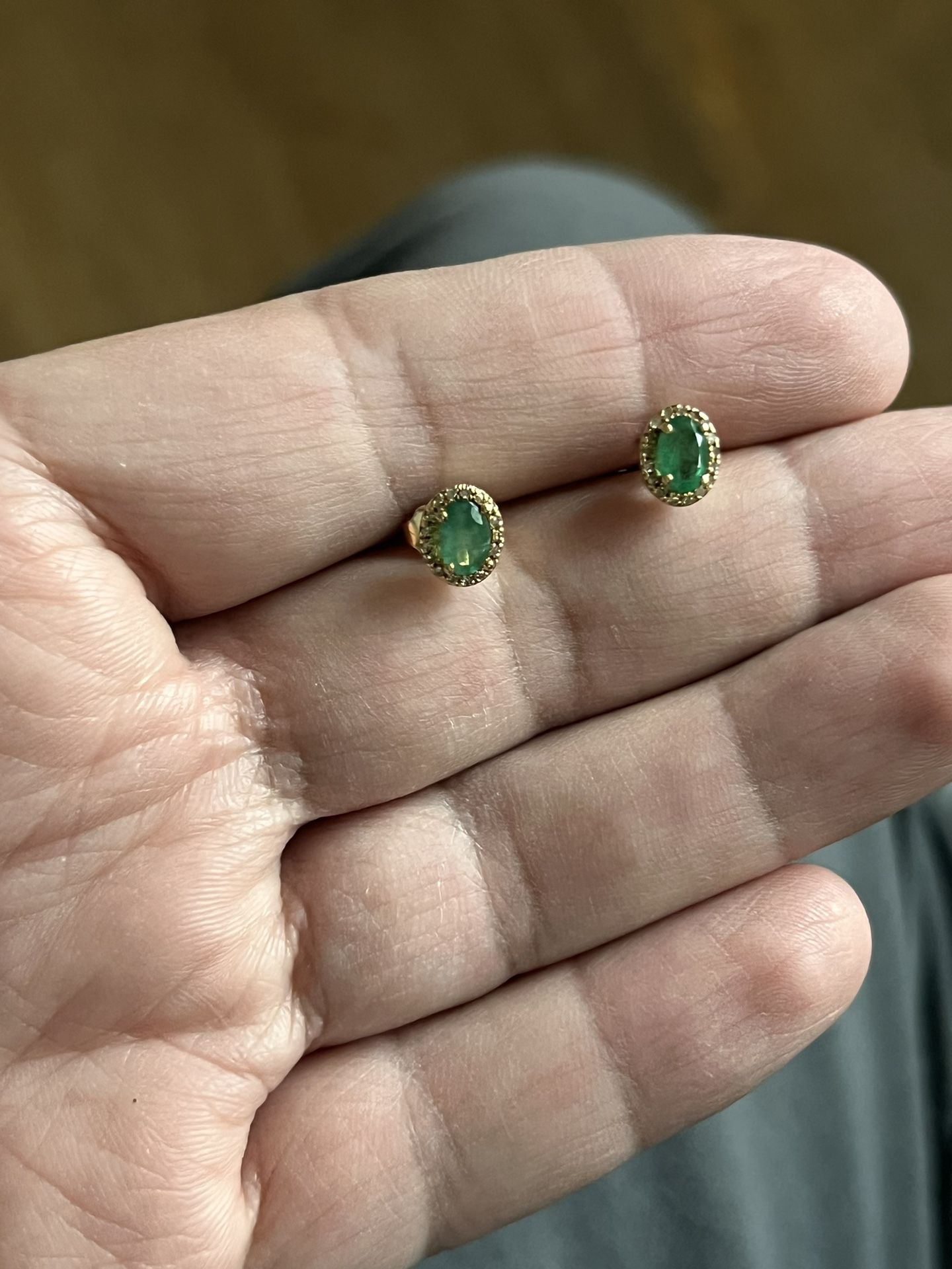 Effy Emerald And Diamond Earrings