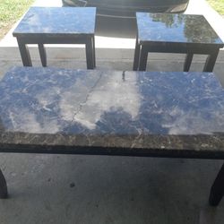 Coffee Table With End Table