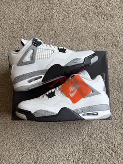 Jordan 4 White Cement 