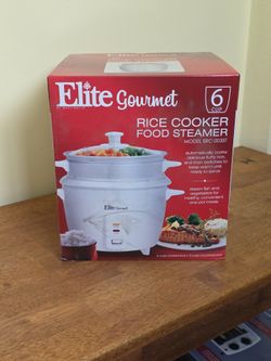Elite gourmet rice cooker food steamer (new)