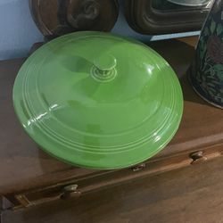 Homer Laughlin Fiesta Shamrock casserole dish 