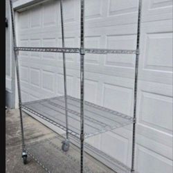 Chrome Wire Shelving Unit Brand New 