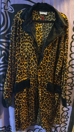 Lady Pimp Smoking Jacket Robe Coat