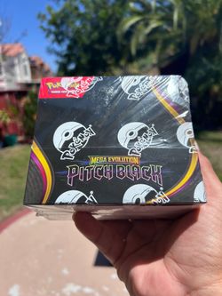 Pitch Black Booster Display Pokemon $220. Factory Seal, got it on release day, best chance to hit is in these boxes.