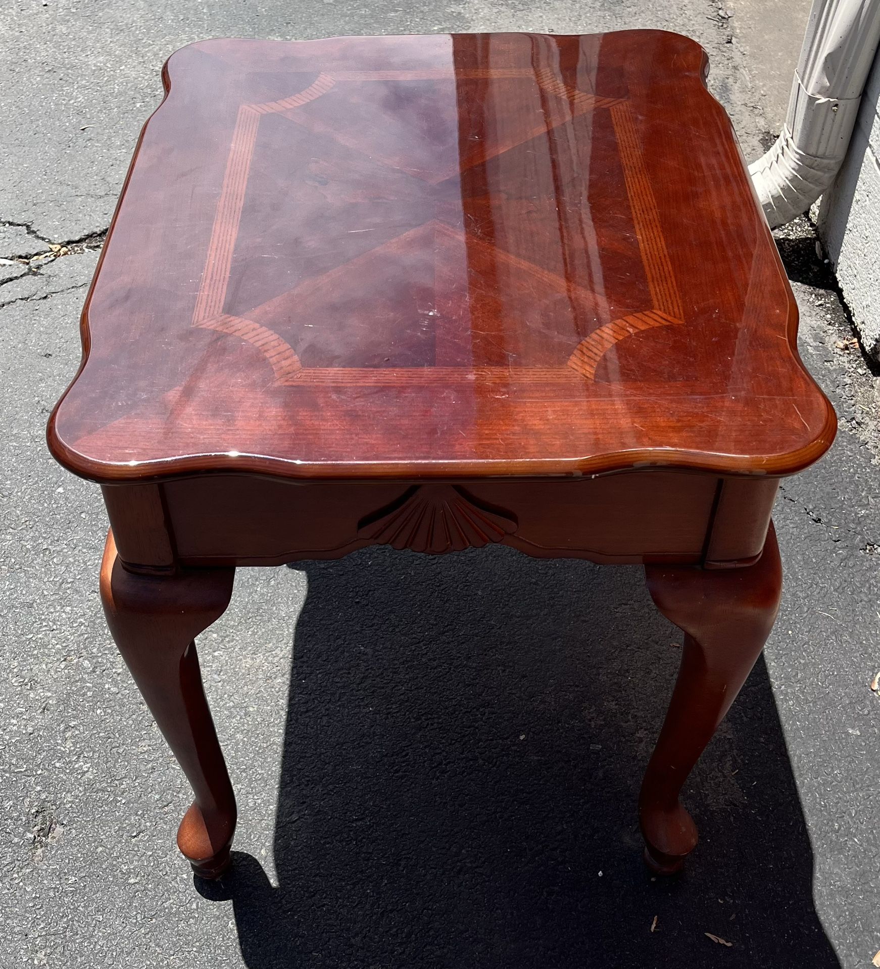 Cherry Wood End Table
