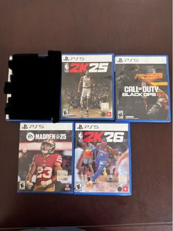 Ps5 and x box video games