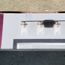 FREE Vanity Light Fixture MISSING Glass Shades