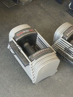 Power block 50lb dumbbells