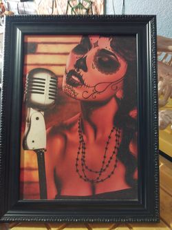 Dia de los muertos portrait art