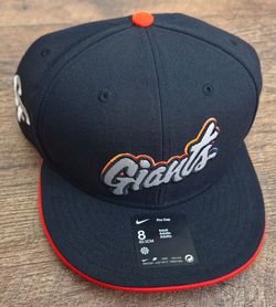 Men's San Francisco Giants Nike Black 2025 City Connect True Performance Fitted Hat (Size 8)