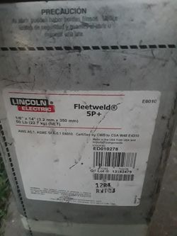 5p+ weld.for Lincoln welder.