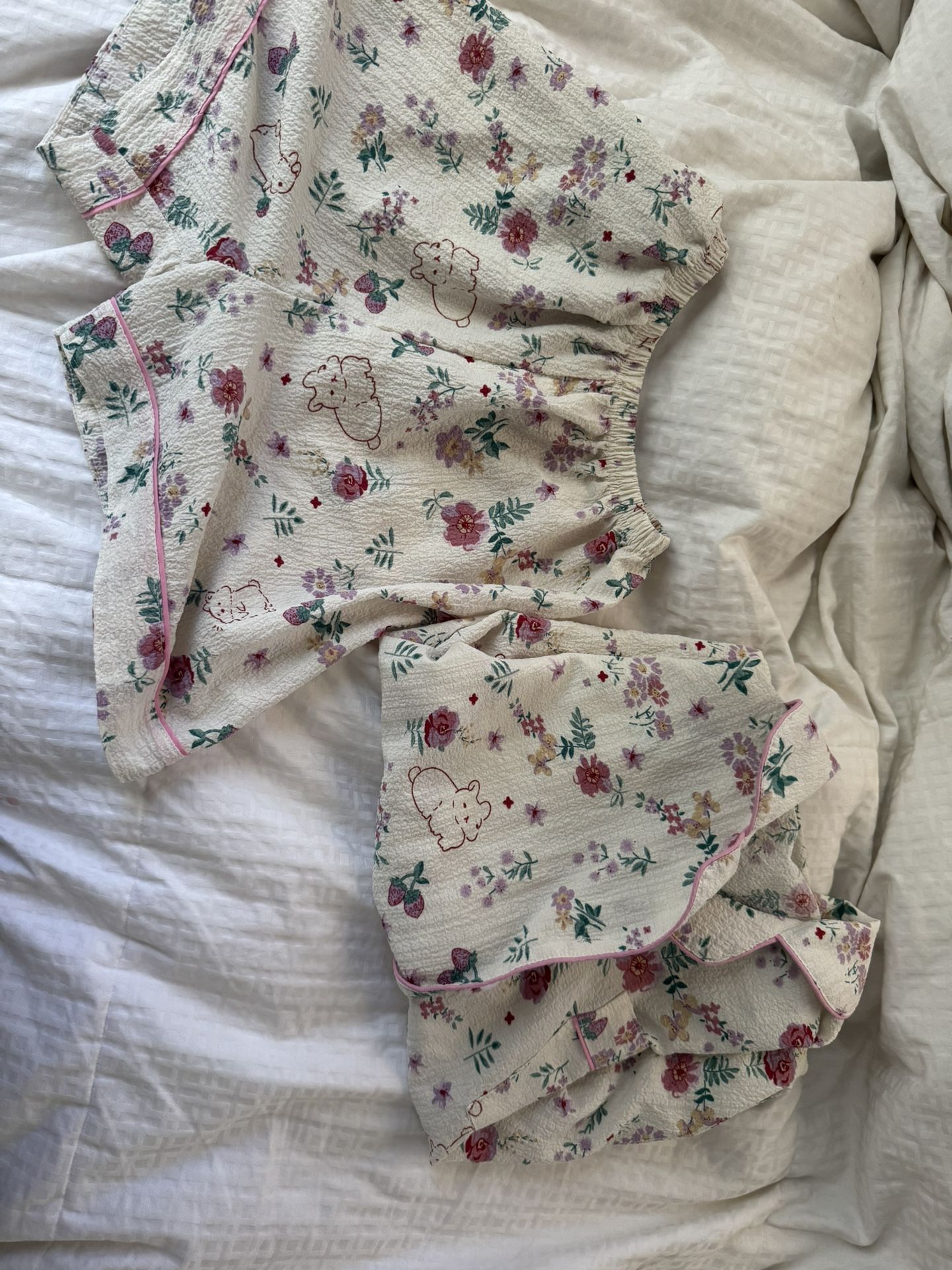 Bunny Floral Pj Set