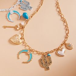 Cactus western necklace