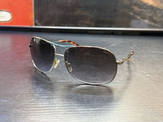 Armani Exchange AX2001S Aviator Sunglasses Gold Frame Gray Lenses 64mm