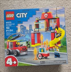 LEGO City Fire Station and Fire Truck 60375 New Sealed Retired