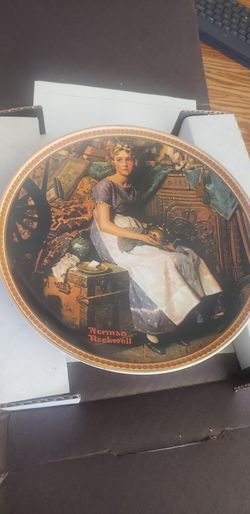 Norman Rockwell limited edition collection plates 1854