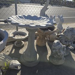 CONCRETE BIRD BATH $140 EACH