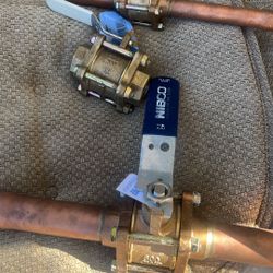 Nibco Valves 3/4 And 1 “ Inch New