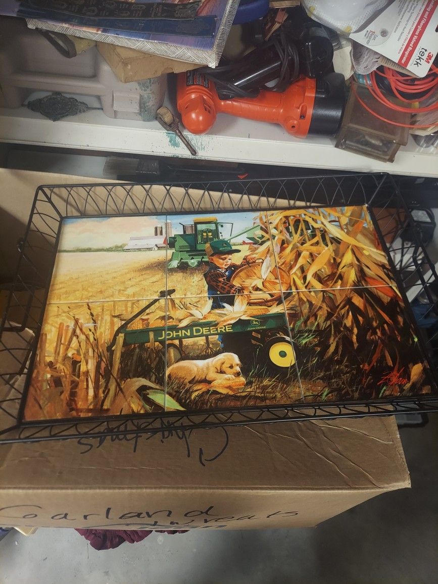 John Deere Tile Serving Tray.