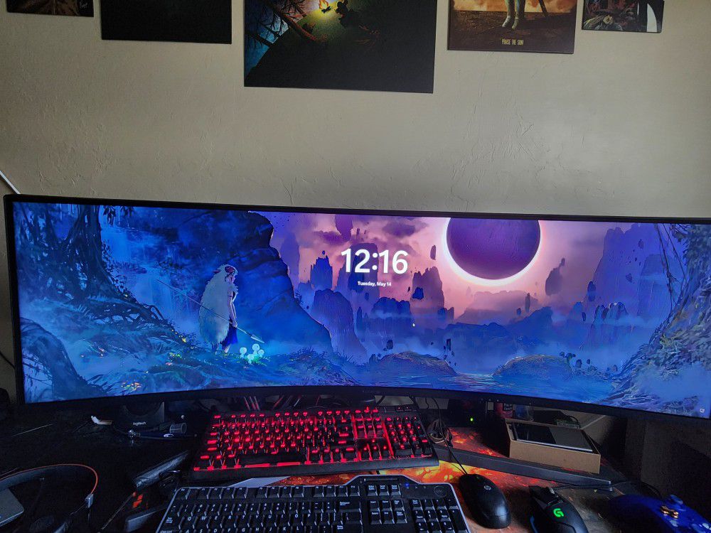 Chg90 49 Inch 144 Hz Cuved Gaming Monitor (Dead Pixel)