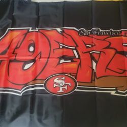 49ers Flag 5ftx3ft $20 Firm On Price 