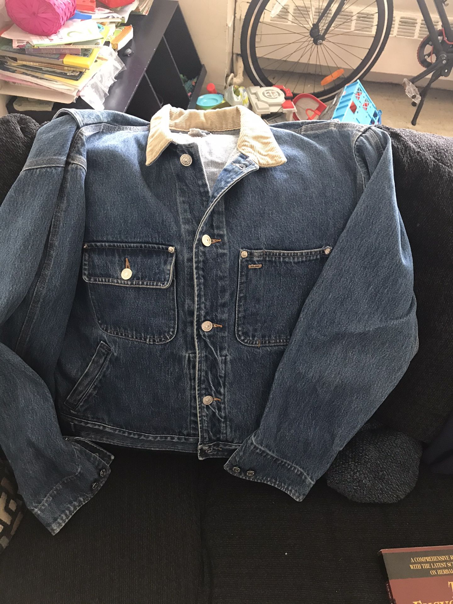 Polo Ralph Lauren Denim Jacket $75 Lrge Cut Small