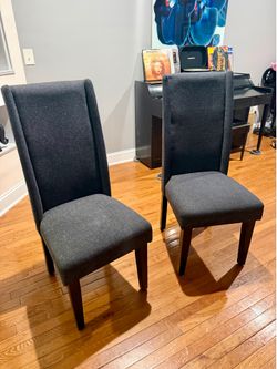 Charcoal Chairs - Both for $25