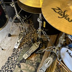 💥 Hi Hat Stand And Cymbals For Drum Set