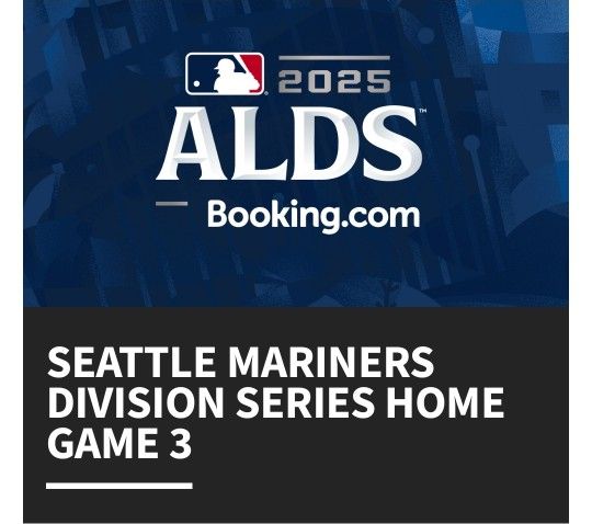 2 Tickets 10/10/2025 ALDS Right Field (Sec 109)