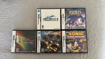 5 Used Complete Nintendo DS Games