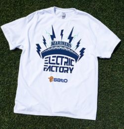 Seattle Mariners Electric factory shirt medium