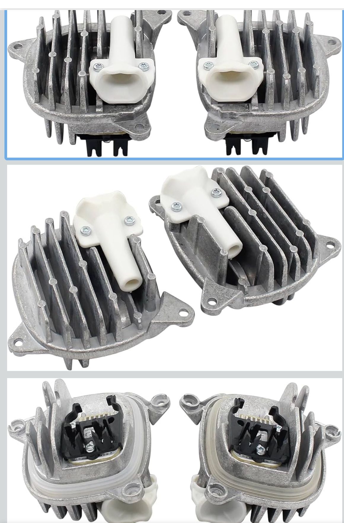 cs Left and Right White DRL Headlight LED Module for BMW