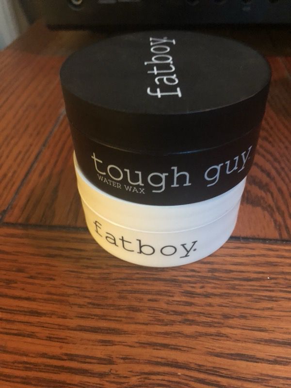Fatboy hair products (tough guy water wax and perfect putty) for Sale in  San Diego, CA - OfferUp