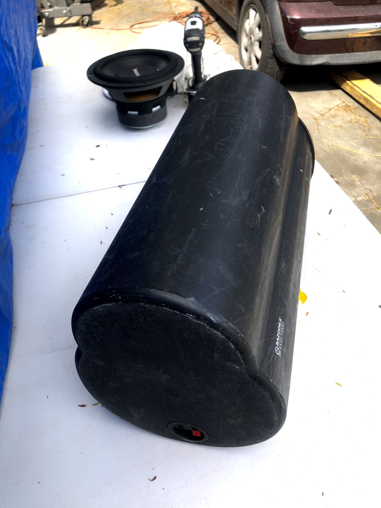 10 inch Bazooka Bass Tube With Jbl Subwoofer