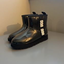 Black UGG Clear Mini Boots