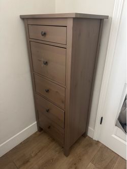 IKEA Tall 5 Drawer Brown Dresser