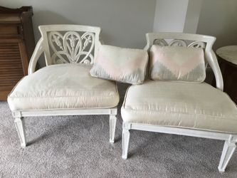 Parlor chairs. Hardly used well made. $30